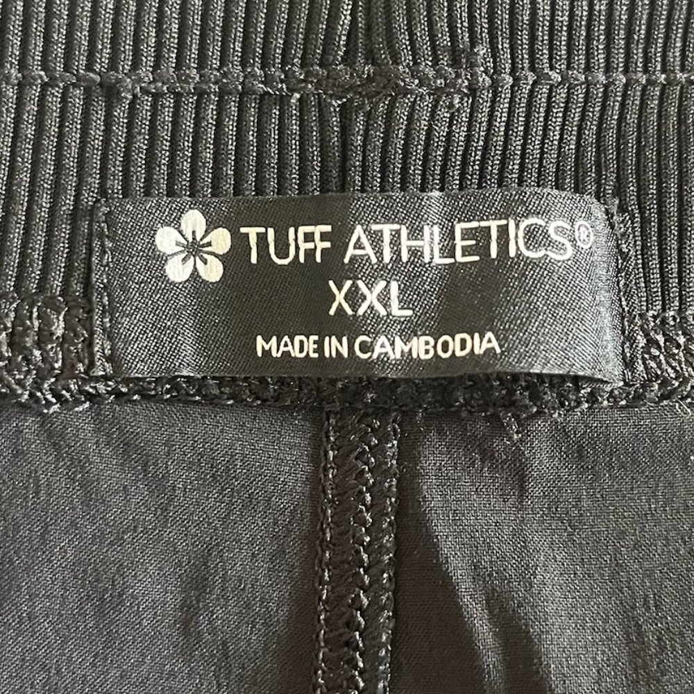 XXL Tuff Athletics black shorts - Picture 2 of 2